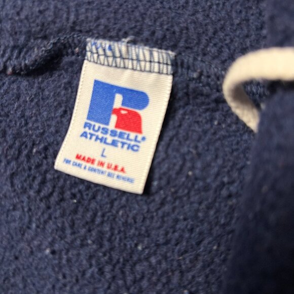 VTG Phi Kappa Tau Fraternity Womens Russell Athletic Sweatpants Blue Sz L USA - Picture 4 of 7